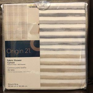 Origin 21 72x72-in Mildew Resistant Polyester Shower Curtain